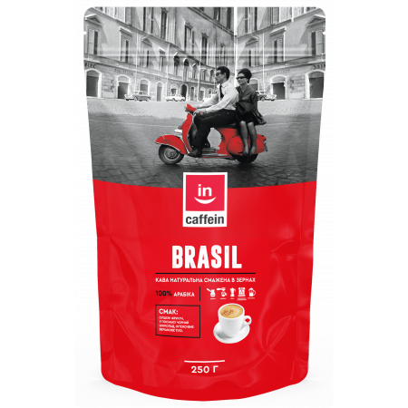 Кава моносорт Brasil CAFFEIN 0,25 кг