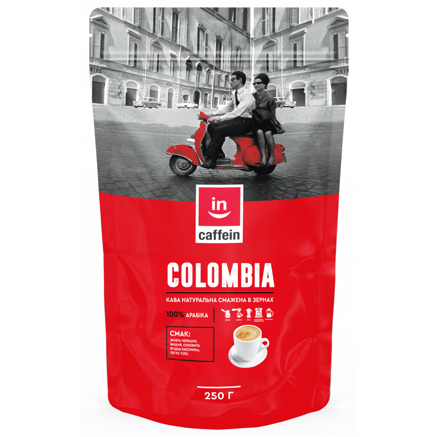 Кофе моносорт Colombia CAFFEIN 0,25 кг