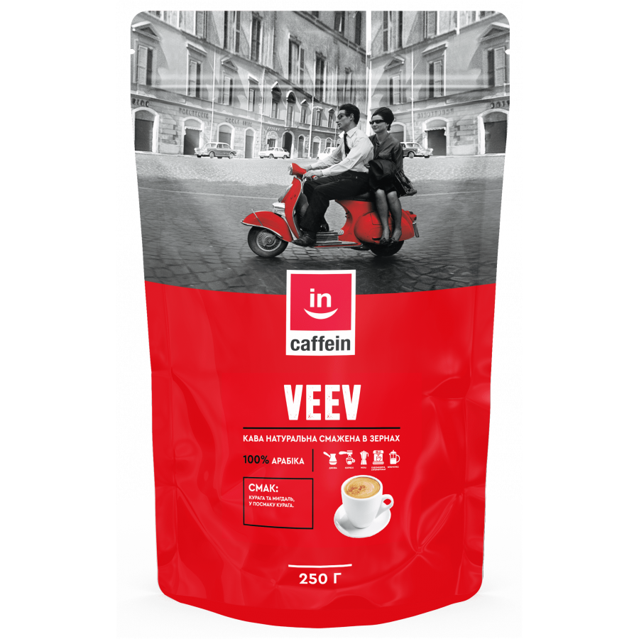 Кава бленд арабік Veev CAFFEIN 0,25 кг